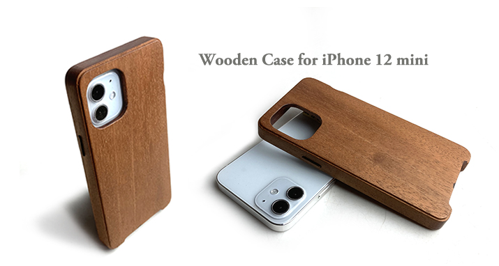 iPhone 12 mini 専用木製ケース