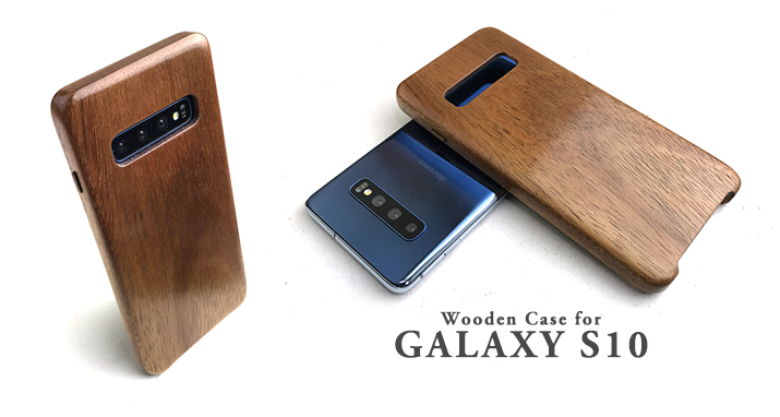 GALAXY S10 専用　特注木製ケース