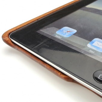 for iPad2/新しいiPad3兼用木製タブレットケース・カバー