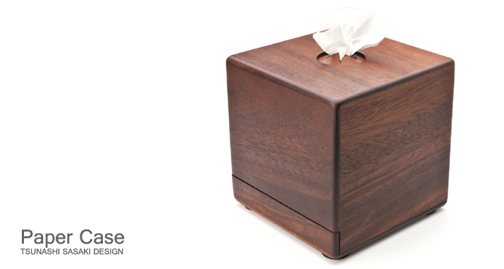 木製トイレットペーパーケース paper case01トップ