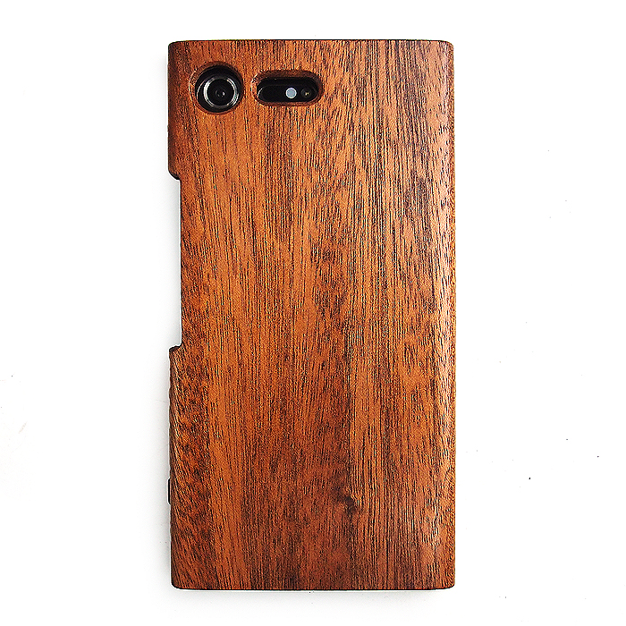 xperia 人気 xz premium用 手帳型木製スマートフォンケース lumber