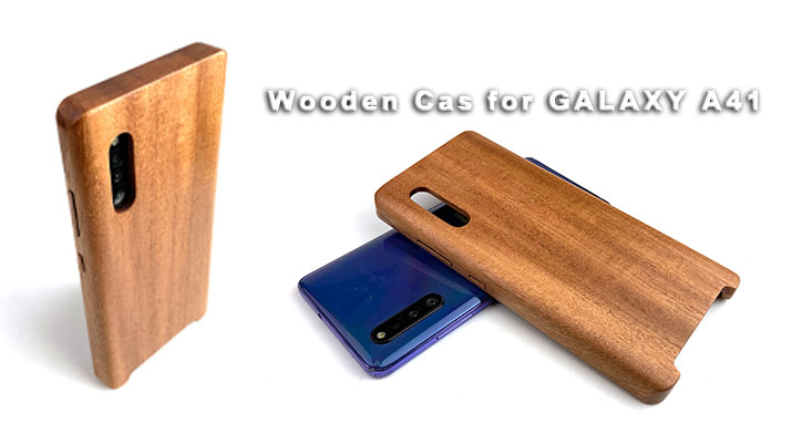 GALAXY A41 専用　特注木製ケース