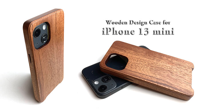 iPhone 13 mini 専用木製ケース
