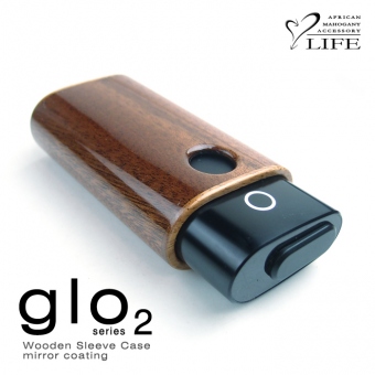 特注: glo2 専用木製スリーブケース 鏡面仕上げ