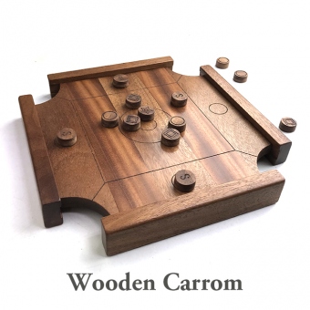 木製　キャロムミニ　Carrom mini