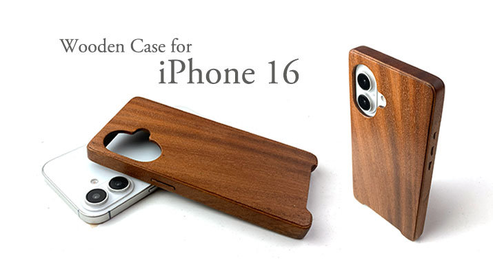 iPhone 16 専用 特注木製ケース