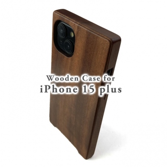 iPhone 15 Plus 専用 特注木製ケース
