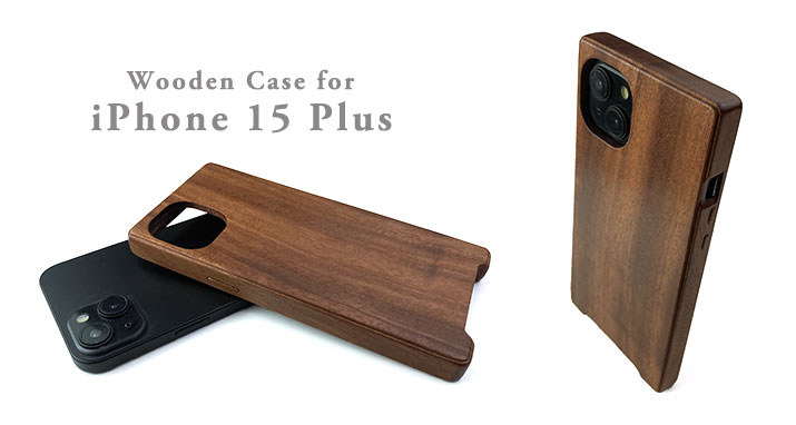 iPhone 15 plus 専用 特注木製ケース